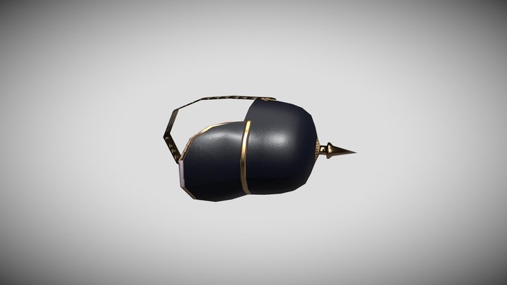 Prussian Infantry Hat - Pickelhaube 3D Model