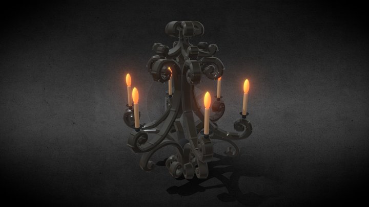 #Chandelier 3D Model
