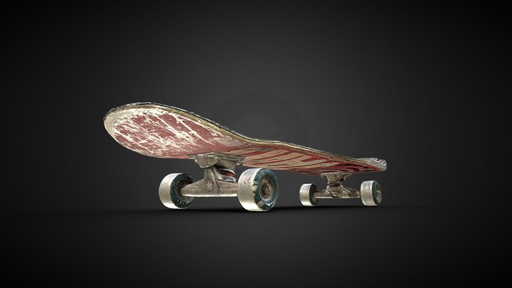 Skateboard 3D Scan 3D Model
