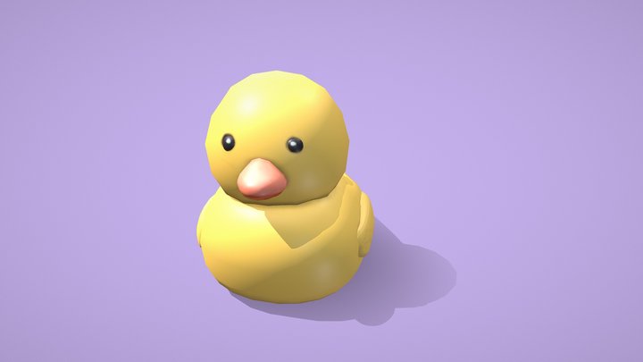 Rubber Duckie 3D Model