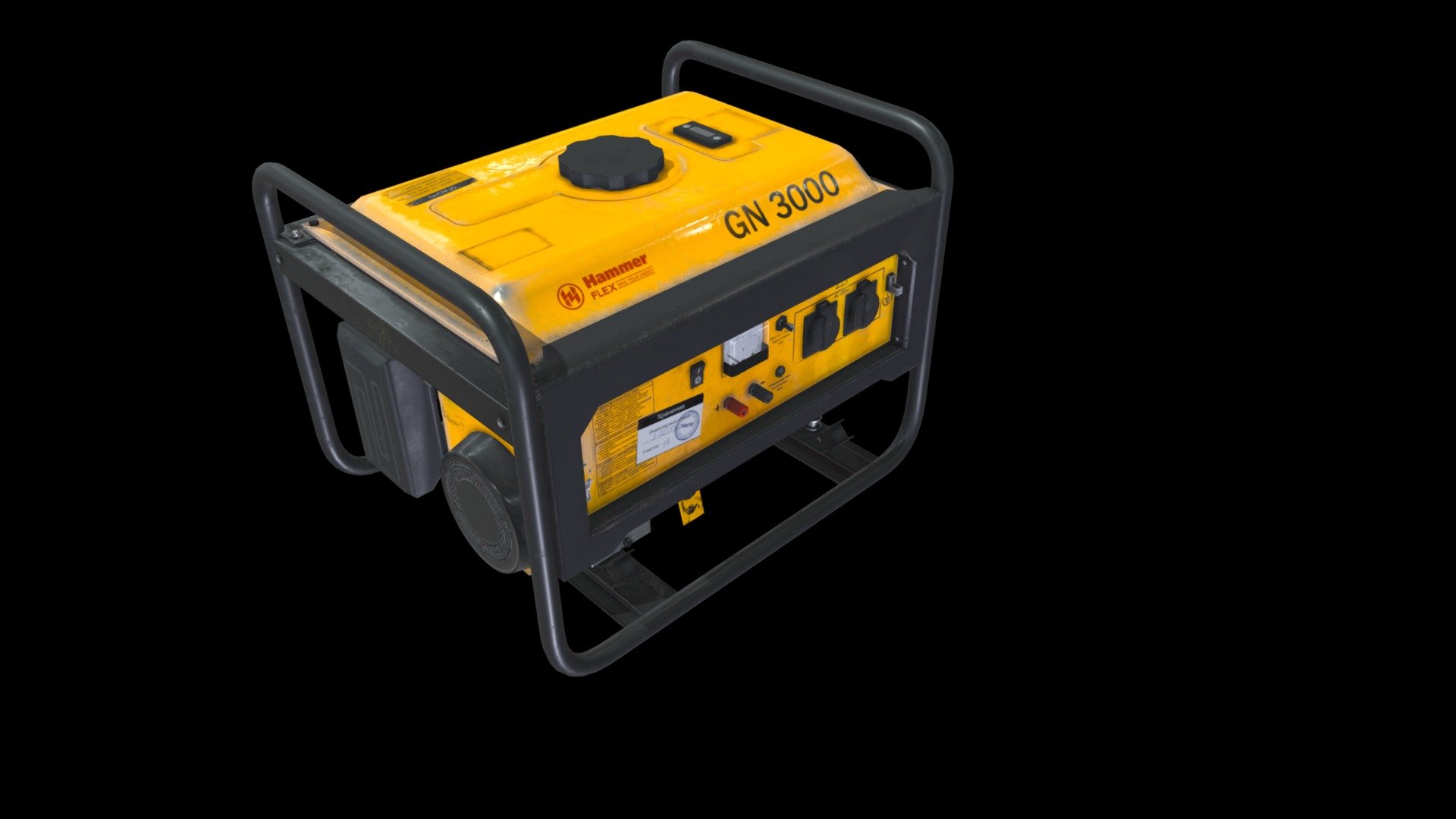 Generator Hammerflex GN3000 - 3D model by ivan.keramik [e00b969 ...