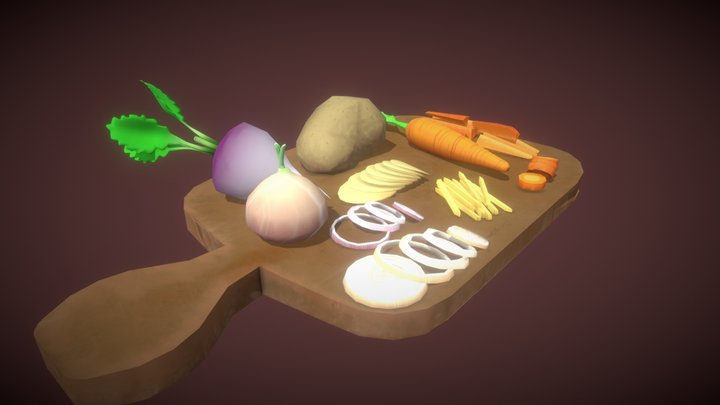 Kotangent Food Pack - Roots & Cuts 3D Model