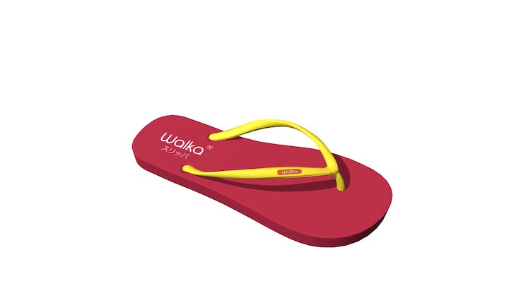 Walka Slipper Women 3D Model