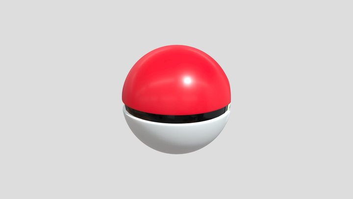 Pokemon Pokeball 3D Model