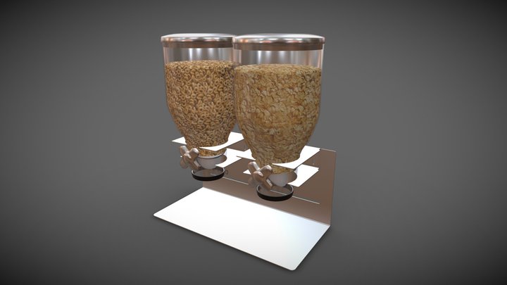 Dry Food Dispenser 3D Model