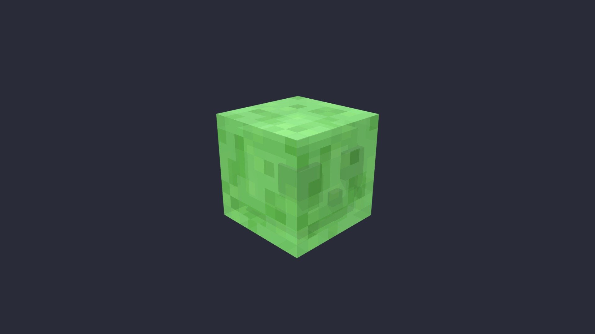 Minecraft Slime - Download Free 3D model by None (@None_Yaroslav) [e00eba0]