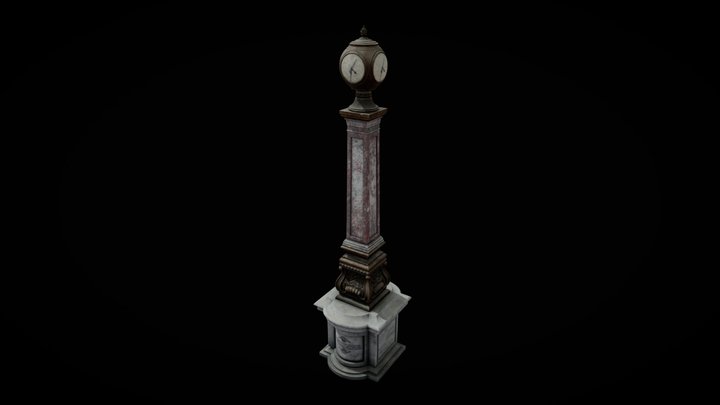 SILENZE SHORT FILM - Clock 3D Model