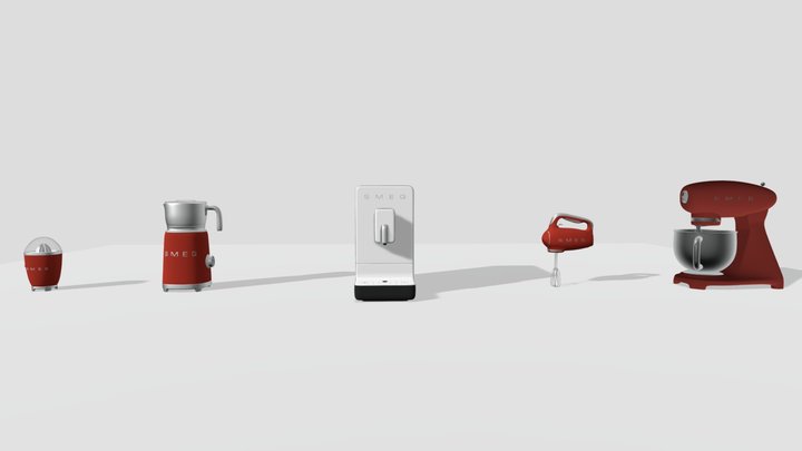 SMEG Household Appliances p. 2 3D Model