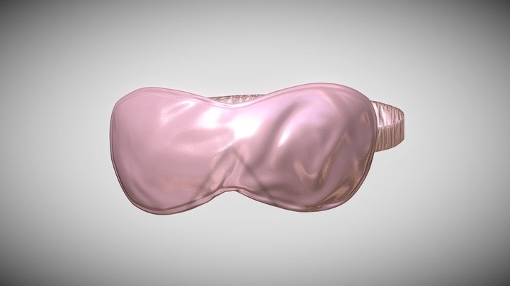 Silk Sleep Mask 3D Model