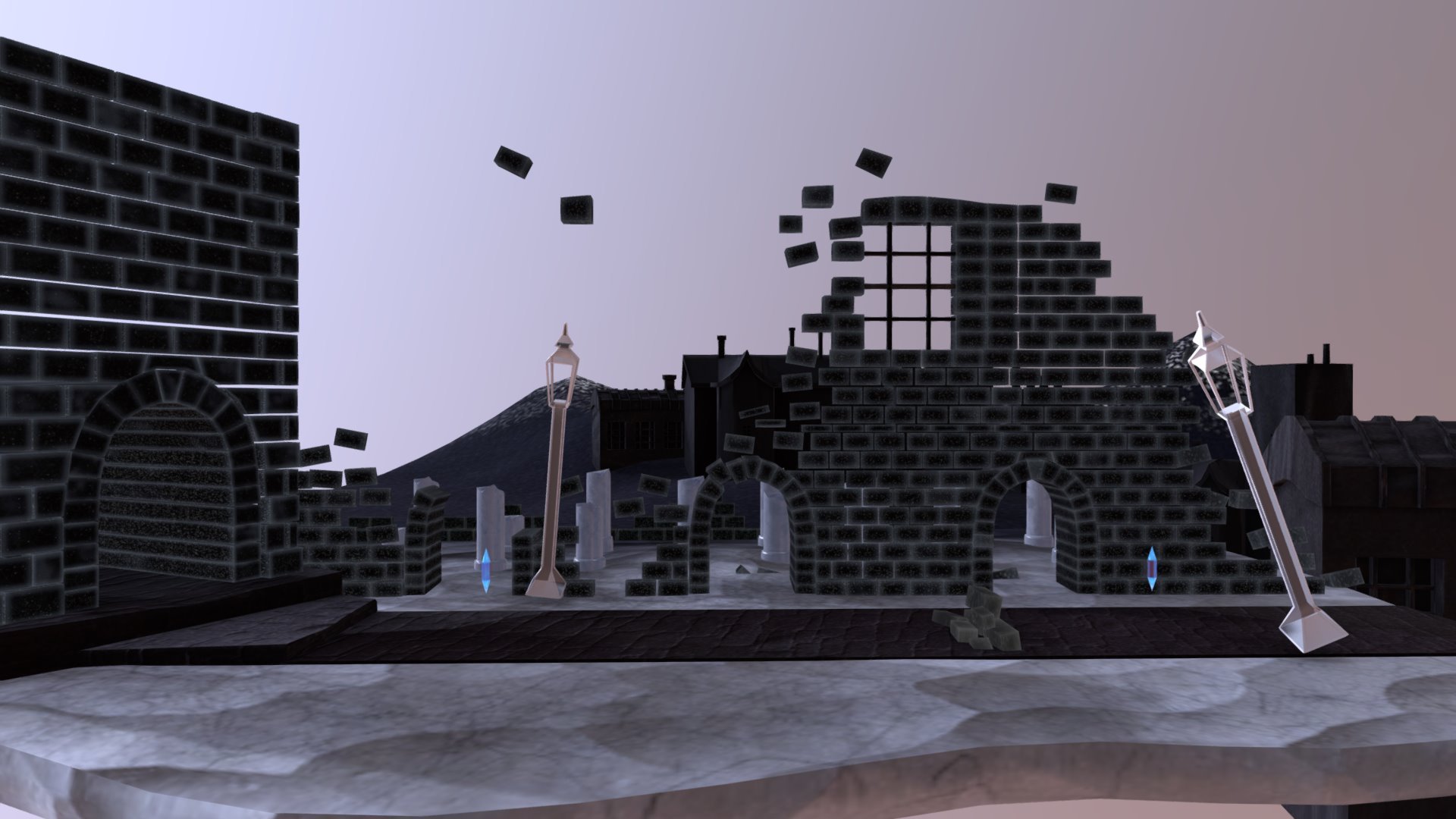 Game Environment Test WIP 2 - 3D model by meaghansearle [e010e9e ...