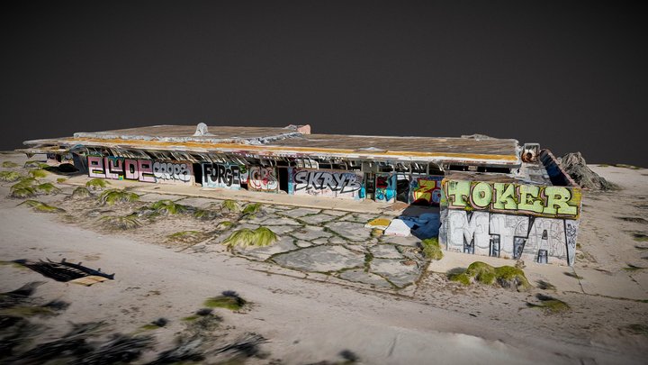 Desert Center Schoolhouse Abandoned & Vandalized