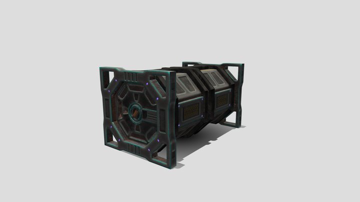 Scifi_Crate 3D Model