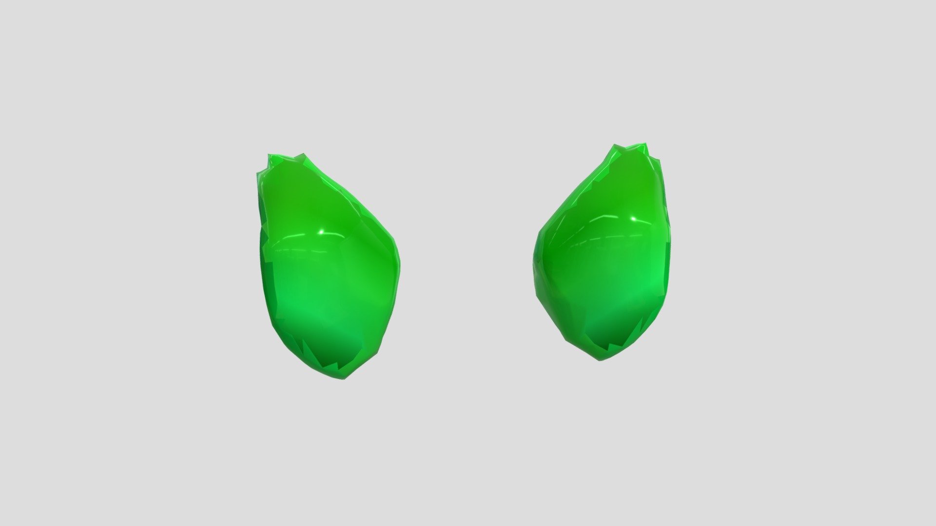 aphmau-Neon Green wolf ears