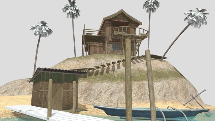 DAE diorama - By the ocean 3D Model
