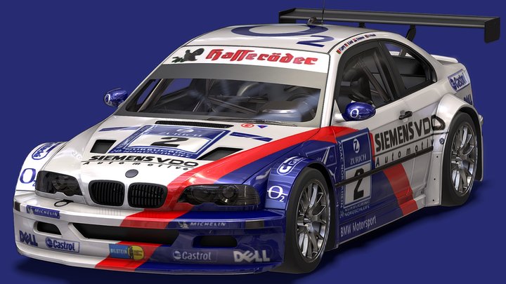 2001 BMW M3 GTR (Nürburgring) – Modello 3D gratuito STL