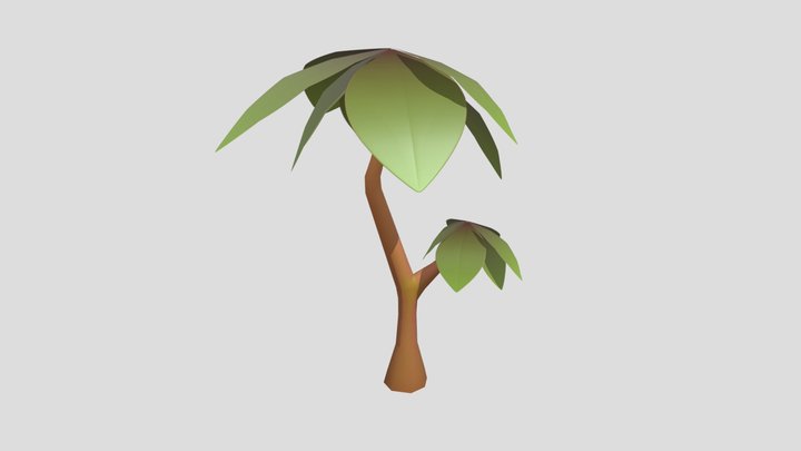 Leaf Tree 3D Model