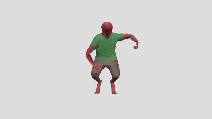 Fantasy Garden - Imp Character 3D Model