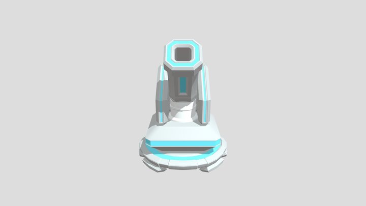 Tank Tron 01 3D Model