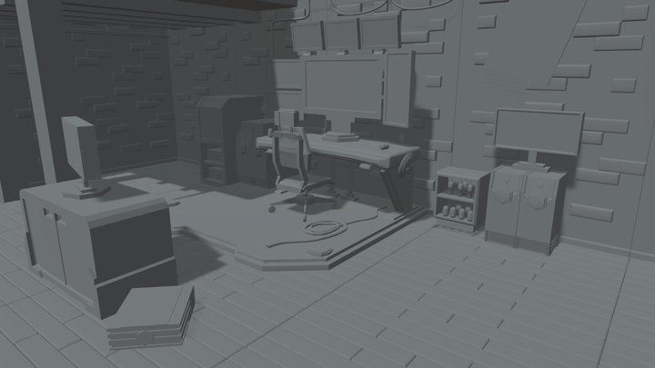 Sombra's Room 3D Model