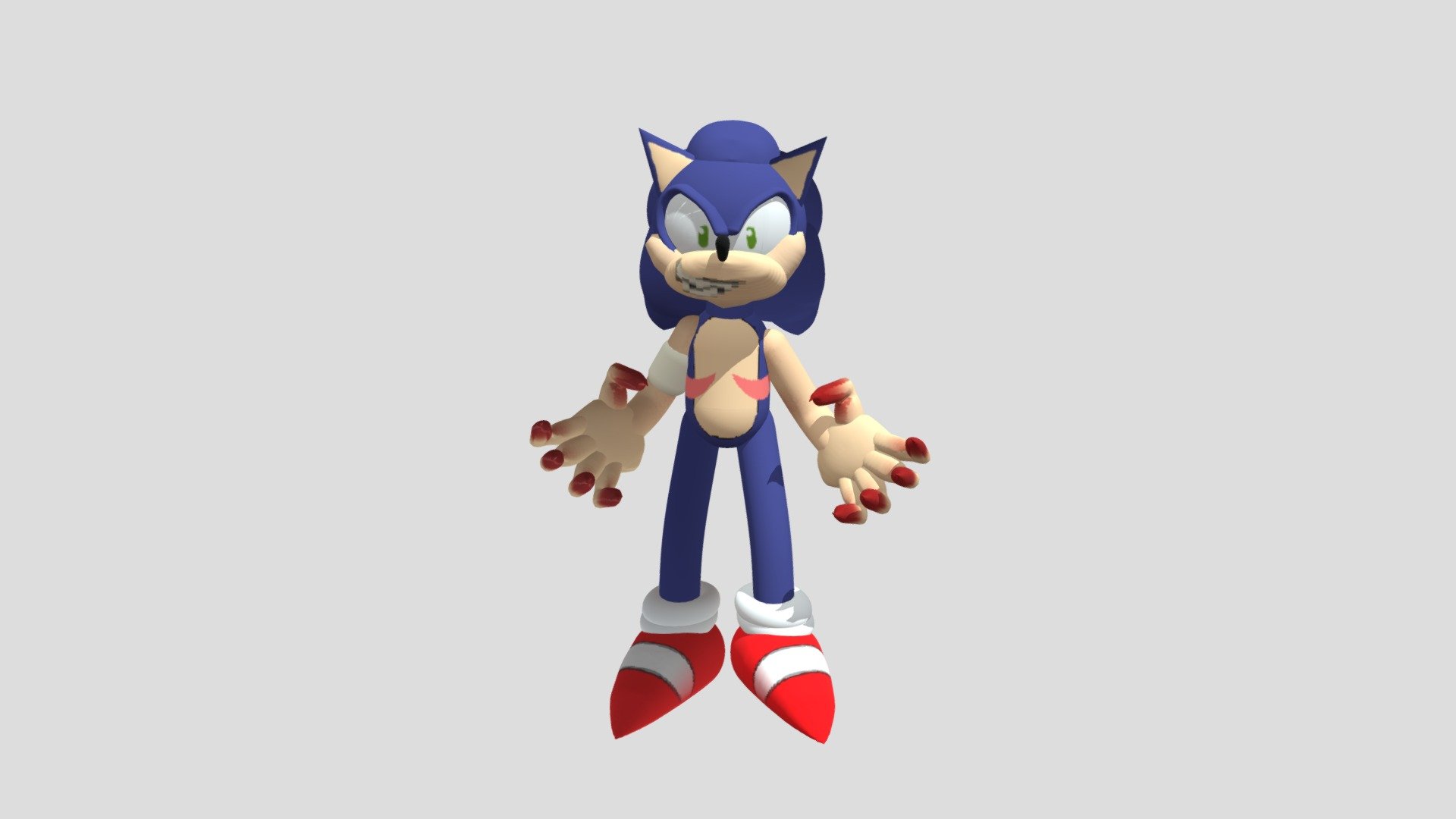 Sonic The Hungry Hero - Download Free 3D model by NexusSpeedster ...