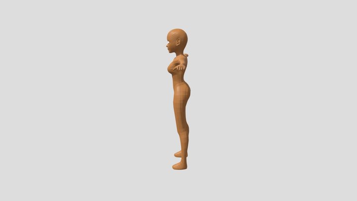 Eva Female Base_Mesh 3D Model