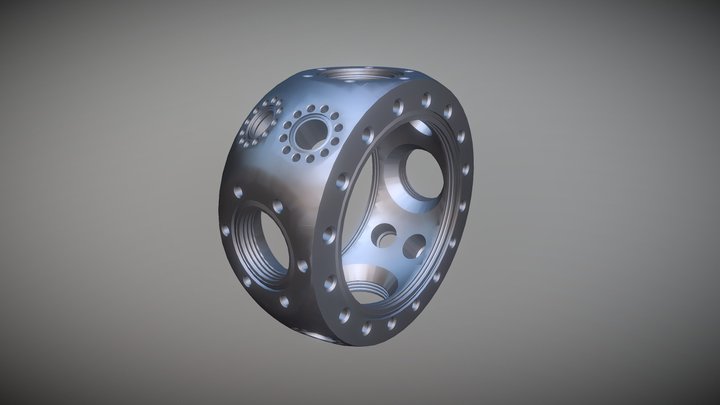 MCF600-SphSq-F2C4A8_(53-140200-g)_VRML 3D Model