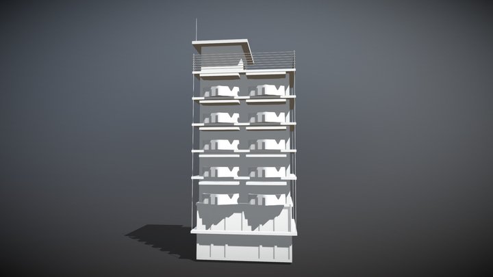 Building Structure 3D Model