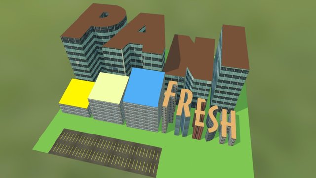 ciudad Pani-U 3D Model