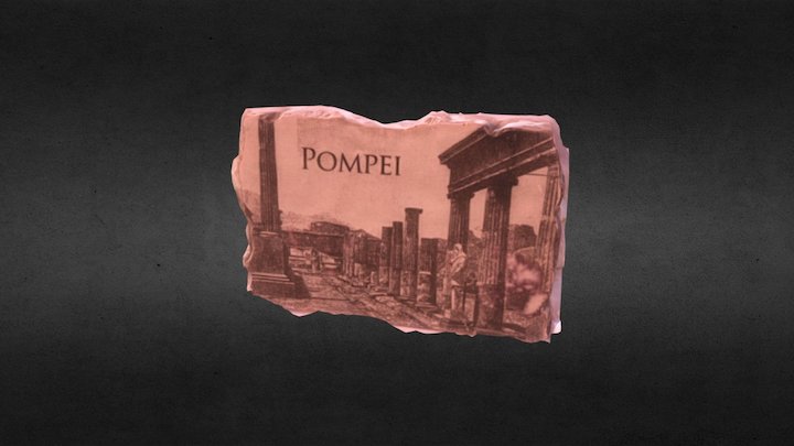 Pompeya prueba souvenir 3D Model