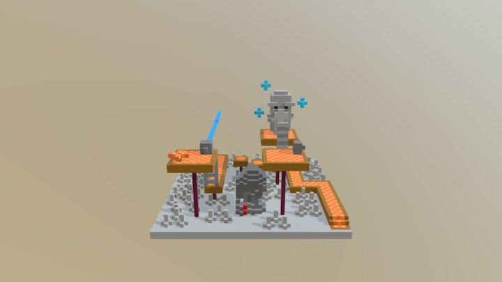 Fire Temple 3D Model