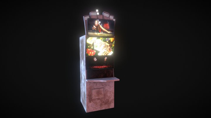 Forgotten Digital Gambling Machine 3D Model