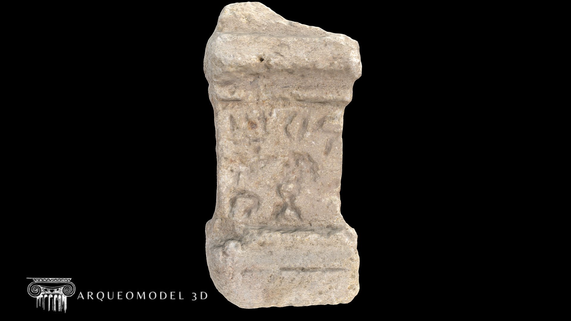 ARA IBERIC INSCRIPTION - TARRACO — Sketchfab embed 3D viewer