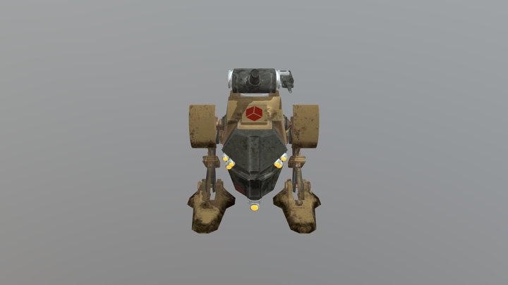 Enemy Mech 3D Model