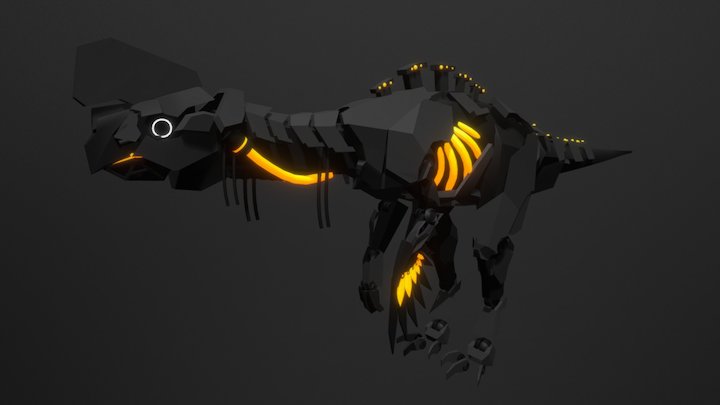 Oviraptor Progress 3D Model