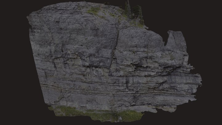 Moose Mountain - Moose Patch Left Crag 3D Model
