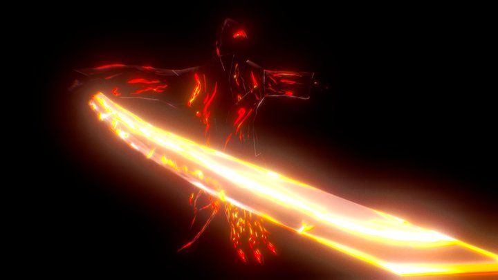 The Flame Reaper 3D Model