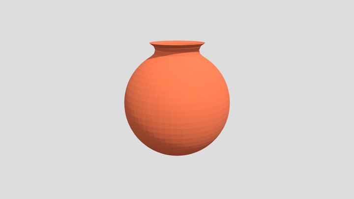 GHADA, MUD POT 3D Model