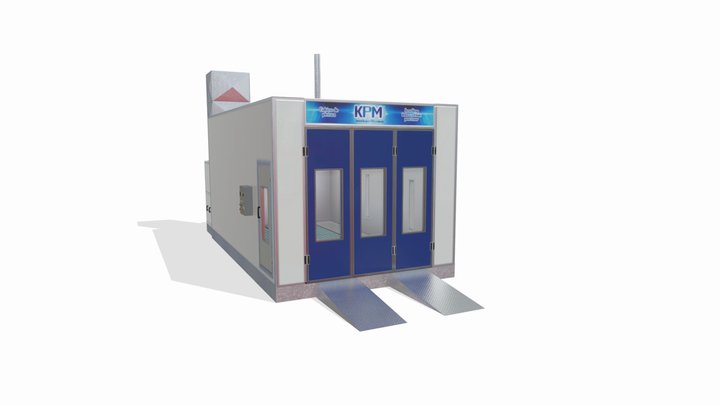 Cabina de pintura KPM Clase C 3D Model