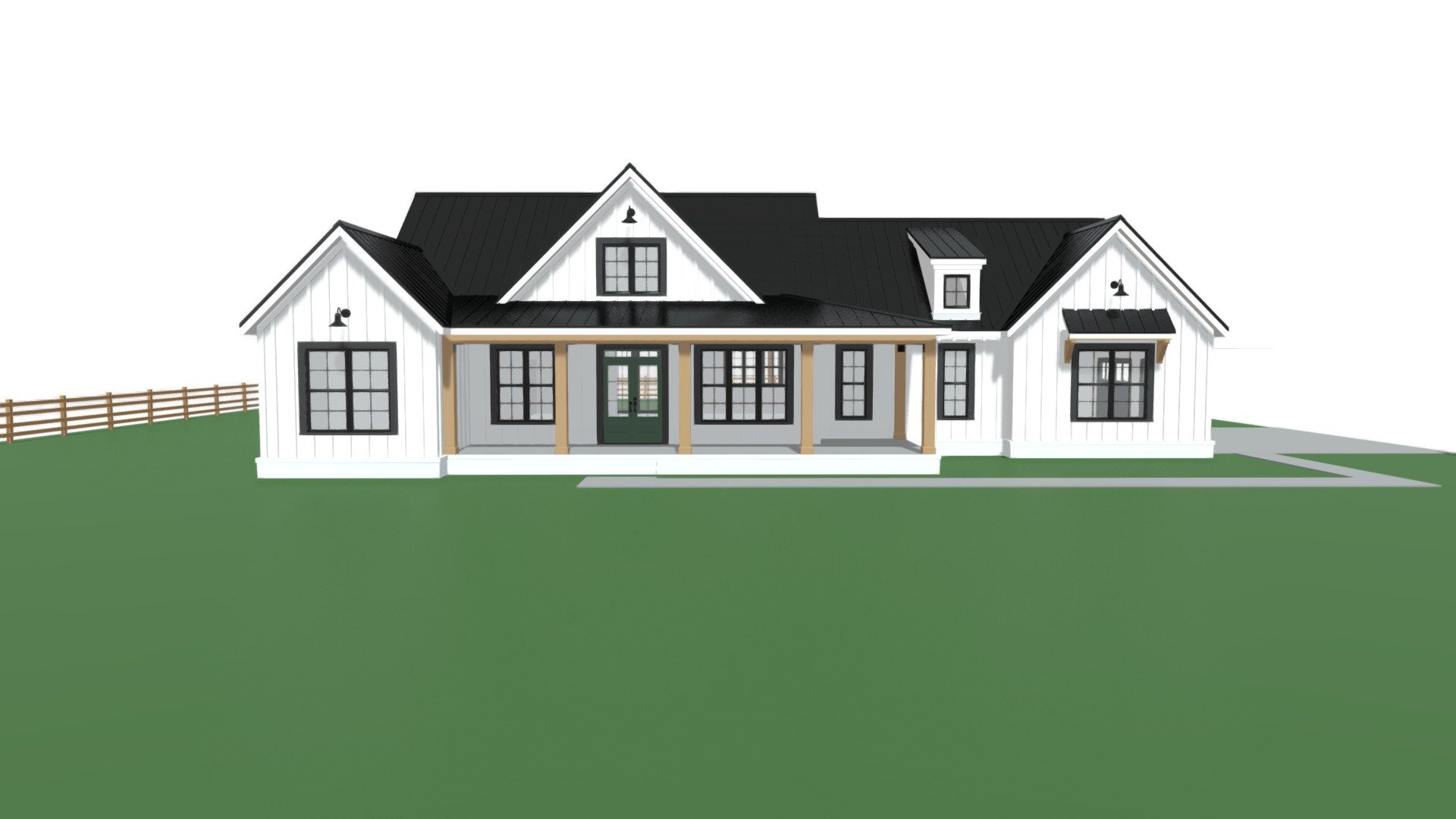 SF_T_Ranch_House_v1 - 3D model by kpCGI [e01ab60] - Sketchfab