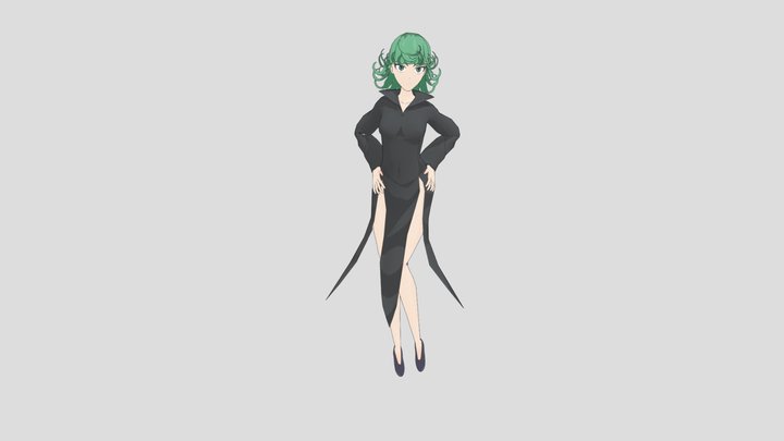 Tatsumaki_-_one_punch_man (4) 3D Model