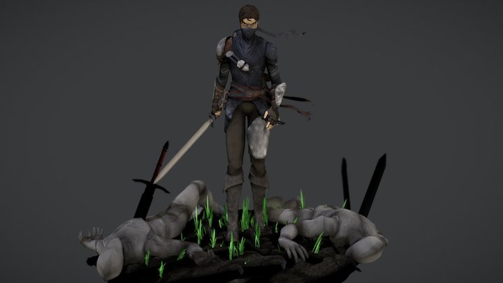 Dred - The Last To Fall - Demo Game 3D Model