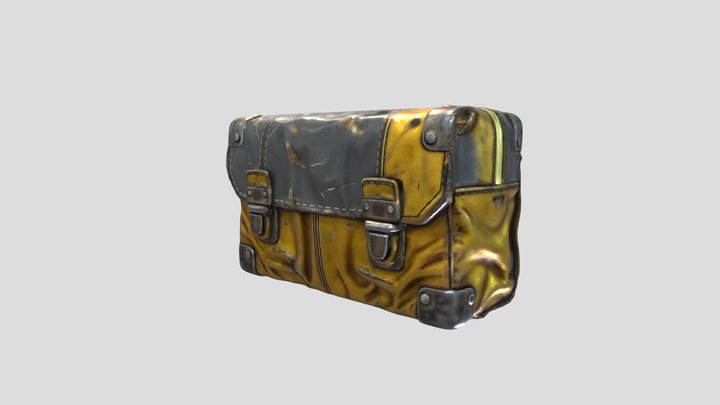 Futuristic Cyberpunk Neon Edge Satchel – Modelo 3D gratuito STL