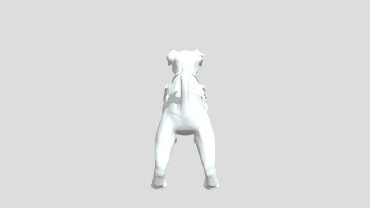 Patron the mine-sniffing dog 3D Model