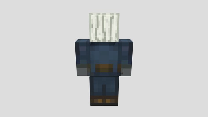 White Pumpkin (Minecraft StoryMode) 3D Model
