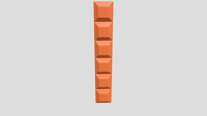 Chocolate Bar – 3D Milk Chocolate Tablet