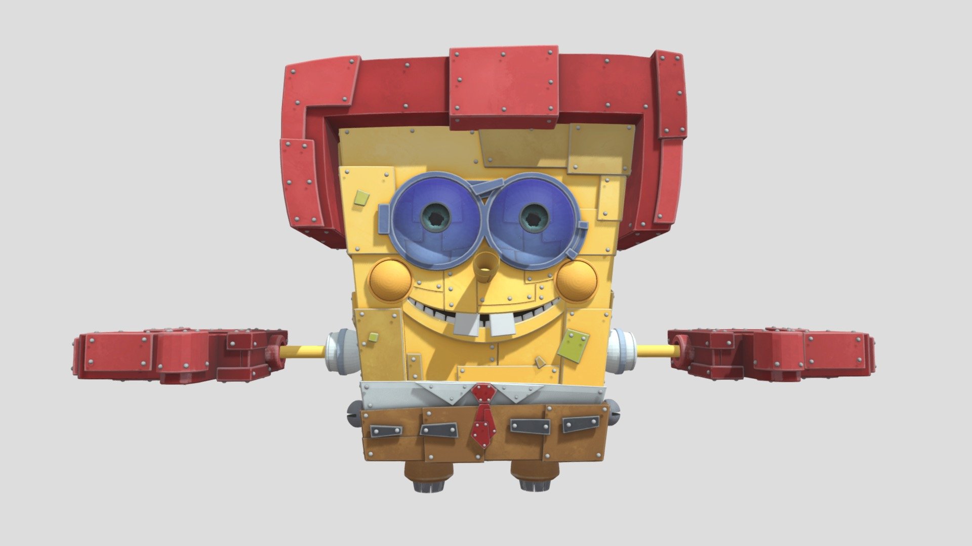 Bfbbr-Robo SpongeBob Boss Phase 1 - 3D model by SMF Friends Fan 2024 ...