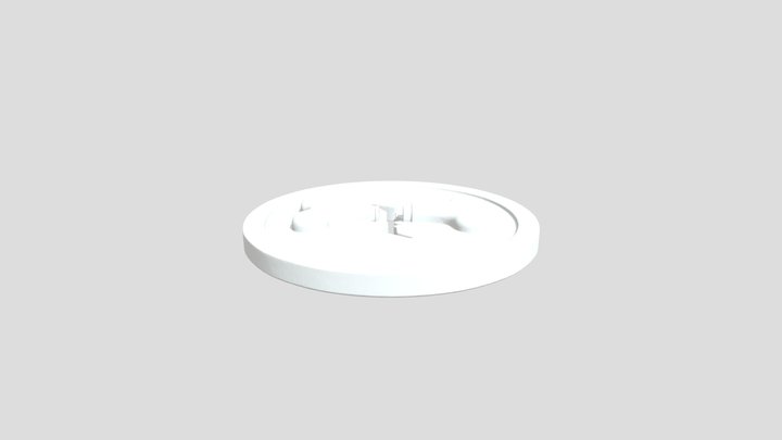 damage token bone 3D Model