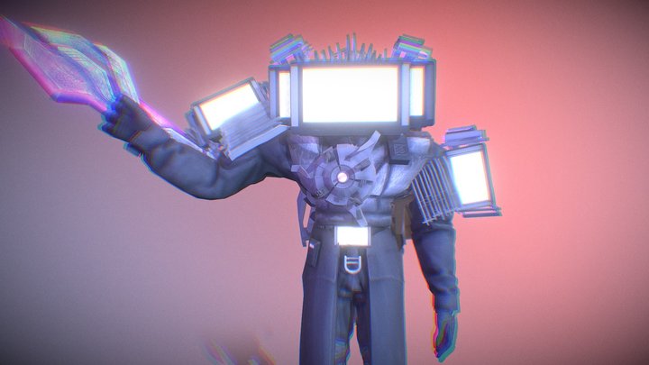 Upgraded Titan Tv Man – Kostenloses 3D-Modell STL