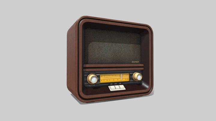 [ Student Work ] Realistic Radio 3D Model