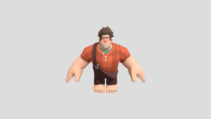 Disney Infinity Wreck- It Ralph 3D Model